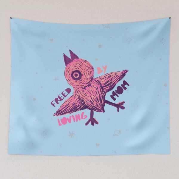 Item preview, Freed by loving Mom - Blue designed and sold by LiberaCaballo.