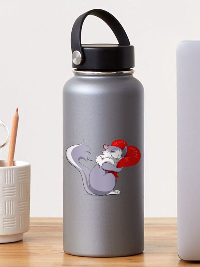 Aperçu 1 sur 3. Sticker avec l'œuvre Le câlin créée et vendue par Ysae illustrations.