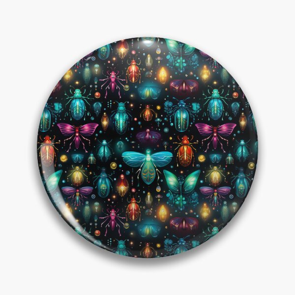 Item preview, Insects in the dark designed and sold by Alessandro Remo Mazzoni Remotextiles.