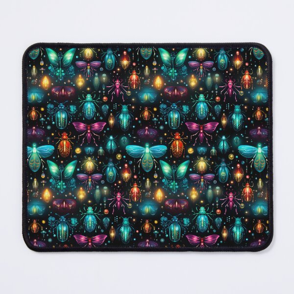 Item preview, Insects in the dark designed and sold by Alessandro Remo Mazzoni Remotextiles.