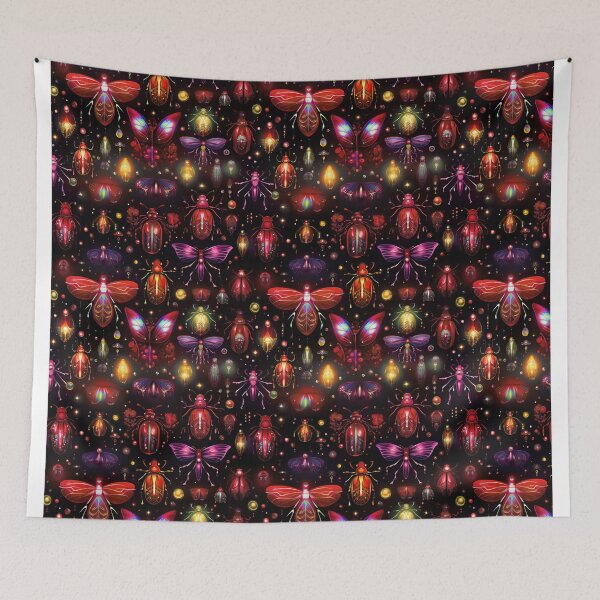 Item preview, Copy of Insects in the dark designed and sold by Alessandro Remo Mazzoni Remotextiles.