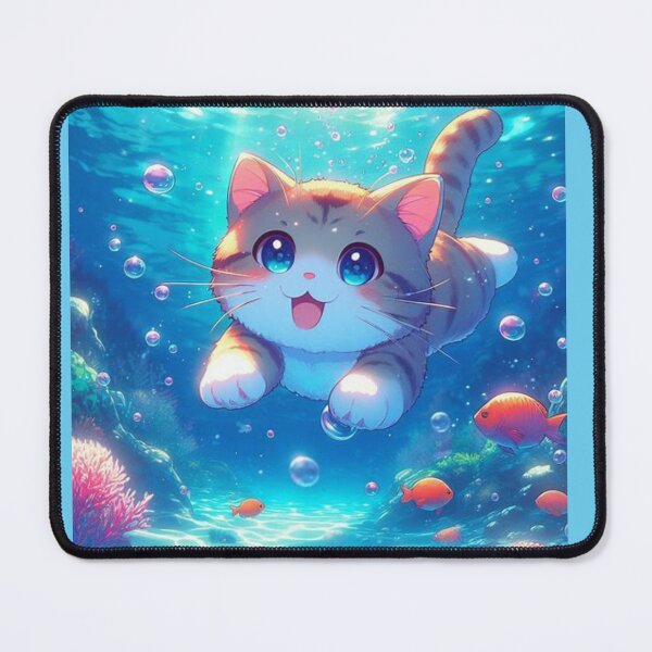 Item preview, cat loves her fish designed and sold by Zelda50.