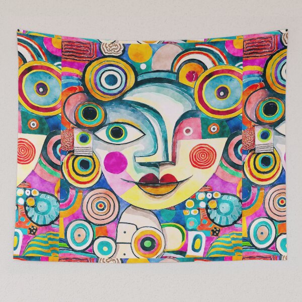 Item preview, LL Dreams Artistic Multi-Colored Pattern 8 designed and sold by LLdreams.