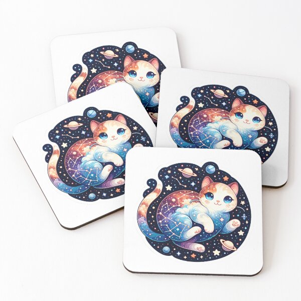Item preview, Space Floating Cat designed and sold by mystrixa.