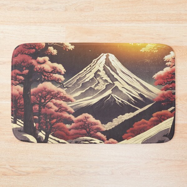 Item preview, Winter Flowering - A Contemporary Ukiyo-e Nature Landscape designed and sold by Kijiermono.