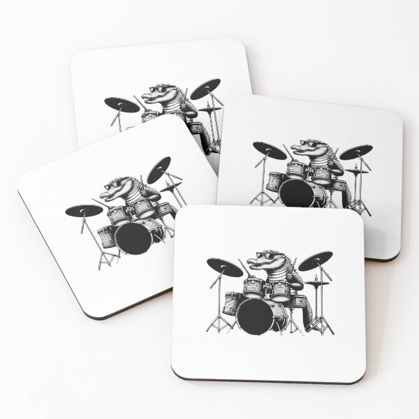 Item preview, COOL CROCODILE DRUMMER  designed and sold by ZMaria.