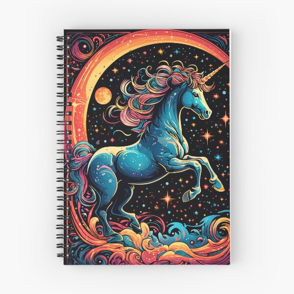 Item preview, Unicornio de ensueño colorido con fondo celestial designed and sold by DesireeVDA.