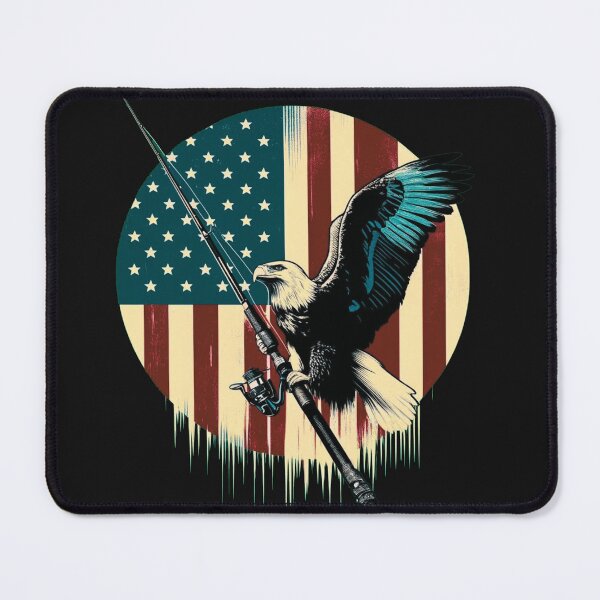 Item preview, Vintage American Flag Fishing designed and sold by Dominic-Design.