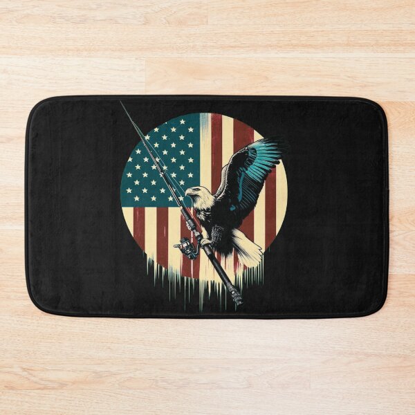 Item preview, Vintage American Flag Fishing designed and sold by Dominic-Design.