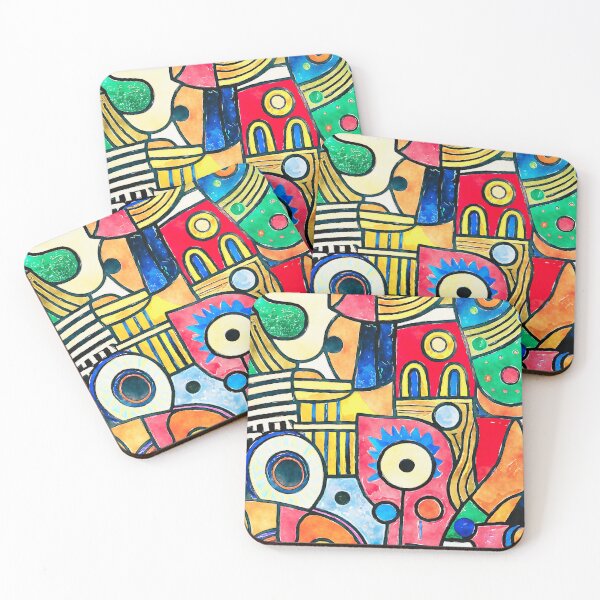 Item preview, LL Dreams Artistic Multi-Colored Pattern 9 designed and sold by LLdreams.