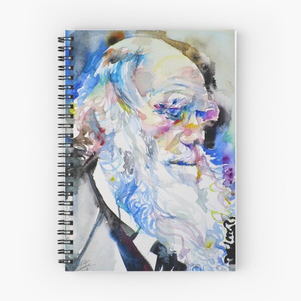 Item preview, CHARLES DARWIN - watercolor portrait.8 designed and sold by lautir.