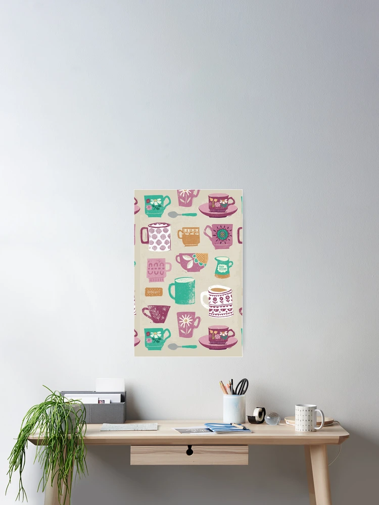 Thumbnail 2 of 3, Poster, Retro Mug Print designed and sold by Ruth Hickson.
