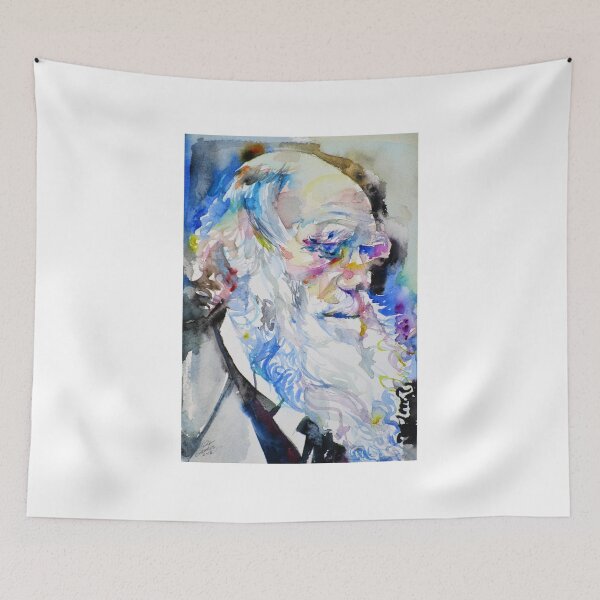 Item preview, CHARLES DARWIN - watercolor portrait.8 designed and sold by lautir.
