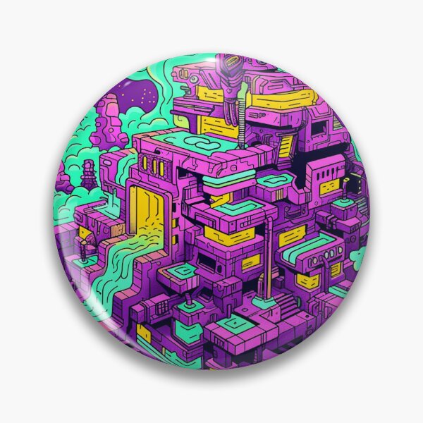 Item preview, Trippy Aztec Scene designed and sold by Vkinsify.