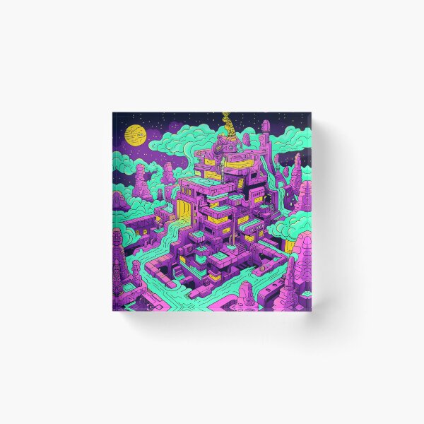 Item preview, Trippy Aztec Scene designed and sold by Vkinsify.
