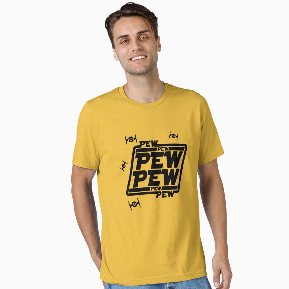 Vista previa del artículo con la obra «Camiseta esencial», diseñado y vendido por wesdesignshop.
