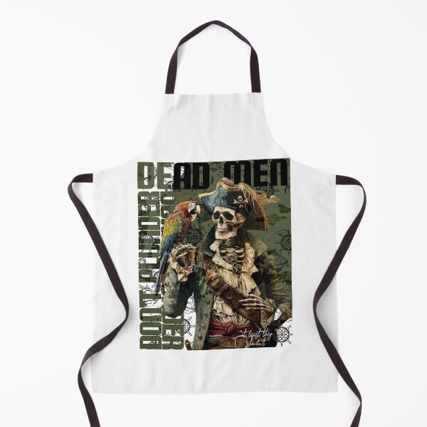 Item preview, DEAD MEN DON'T PLUNDER PIRATE WITH PARROT designed and sold by justyna-s28.