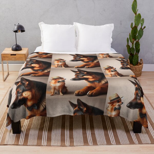 Item preview, Shepherd and chihuahua best friends! designed and sold by Zelda50.