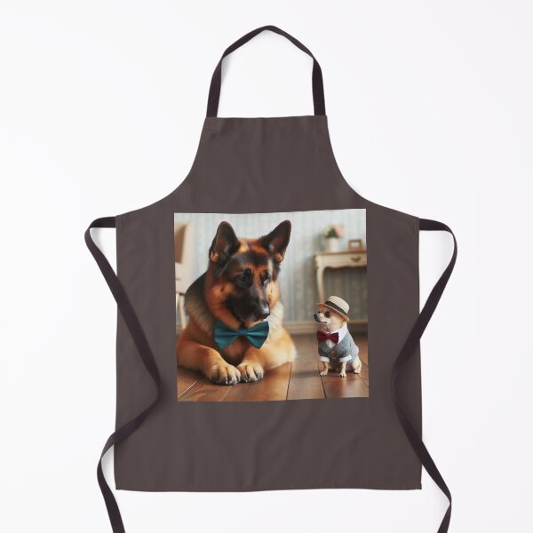 Item preview, Shepherd and chihuahua ready for a night on the town! designed and sold by Zelda50.