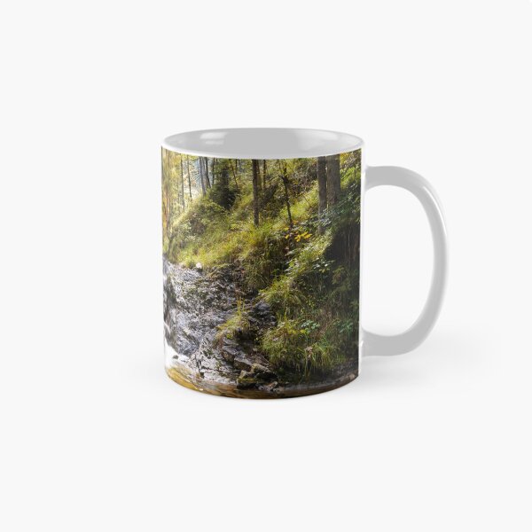 Item preview, Forest landscape with waterfall designed and sold by Miriam Schwarzfischer.