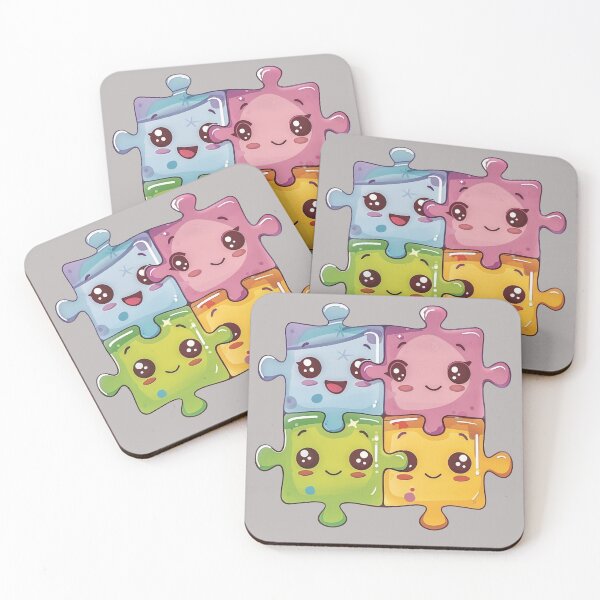 Item preview, Kawaii jigsaw puzzles designed and sold by Vkinsify.