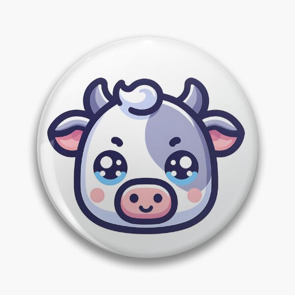 Item preview, Cute Kawaii Cow designed and sold by ImageTcraft.