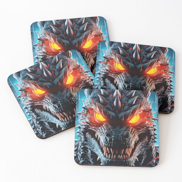 Item preview, Angry Glowing Eyes Godzilla  designed and sold by PopOptikal.