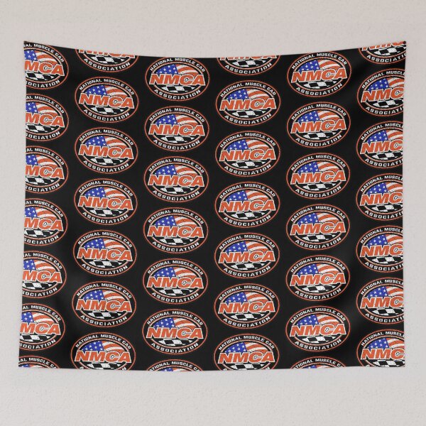 Item preview, NMCA - National Muscle Car Association - distressed burnout print designed and sold by retropetrol.