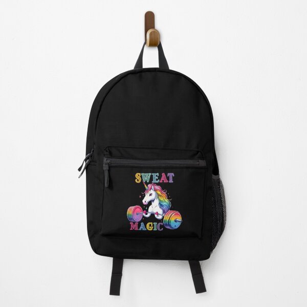 Item preview, Funny Unicorn Gym Workout Gift. Sweat Magic Rainbow Weightlifting Design. designed and sold by Unitepeople.