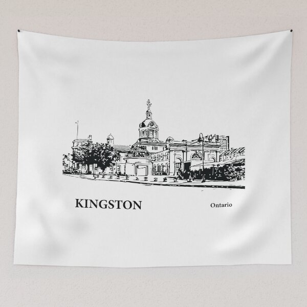 Aperçu de l'œuvre Kingston Ontario créée et vendue par Lakeric Cityscapes.