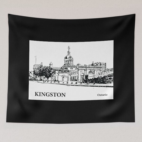 Aperçu de l'œuvre Kingston Ontario créée et vendue par Lakeric Cityscapes.