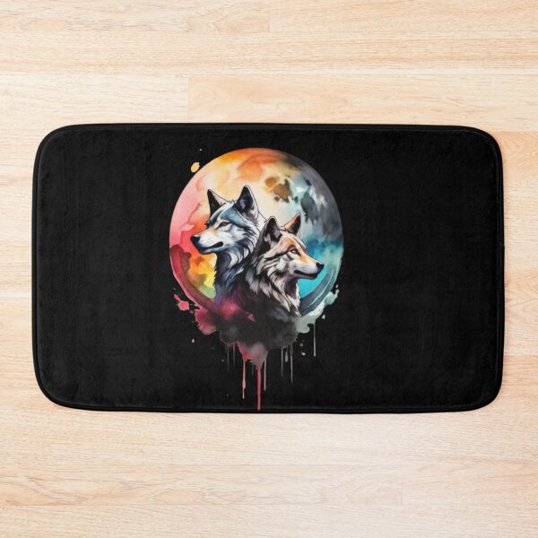 Item preview, Wolves Wolf American Howling Flag of designed and sold by Tee Studio.