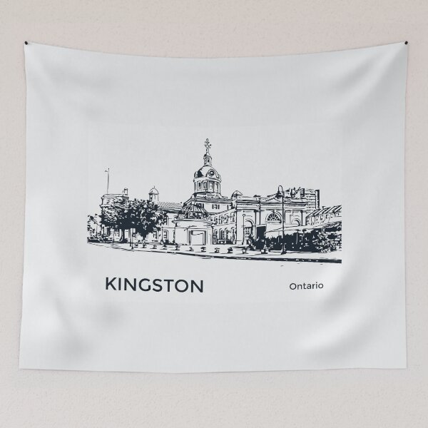 Aperçu de l'œuvre Kingston Ontario créée et vendue par Lakeric Cityscapes.