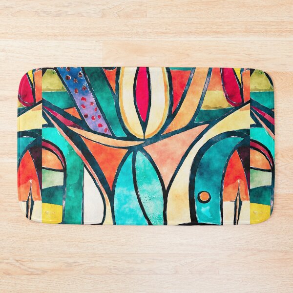 Item preview, LL Dreams Artistic Multi-Colored Pattern 10 designed and sold by LLdreams.