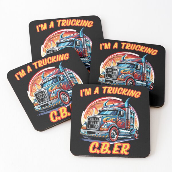 Item preview, Vibrant Trucking CB Enthusiast Design designed and sold by JesterKrewArt.