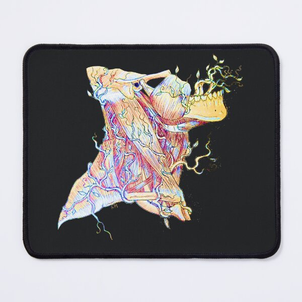 Item preview, Entwined - Rainbow | Botanical Head and Neck Anatomy designed and sold by Karli Mogen.