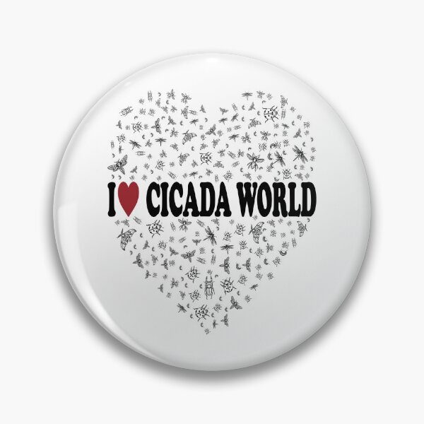 Item preview, CICADA WORLD, BLACK DESIGN designed and sold by Rejiboustarts.