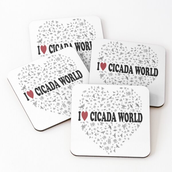 Item preview, CICADA WORLD, BLACK DESIGN designed and sold by Rejiboustarts.