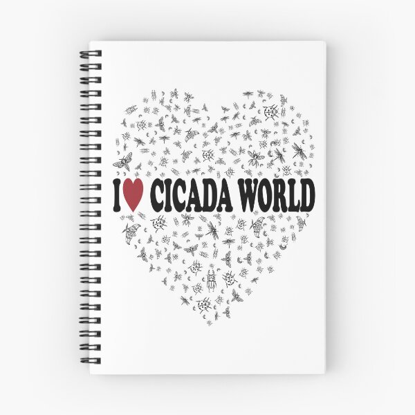 Item preview, CICADA WORLD, BLACK DESIGN designed and sold by Rejiboustarts.