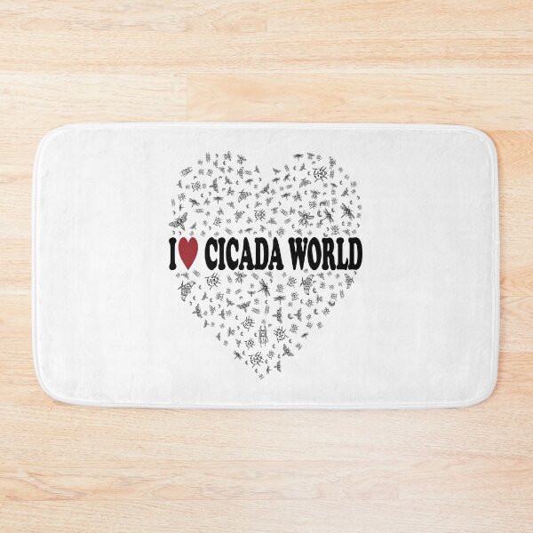 Item preview, CICADA WORLD, BLACK DESIGN designed and sold by Rejiboustarts.