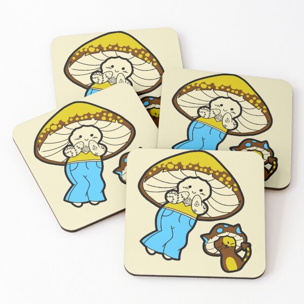 Item preview, Mushroom Friend with Cat designed and sold by Rowan-artist.