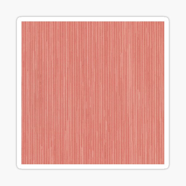 Abstract modern coral geometrical stripes Sticker