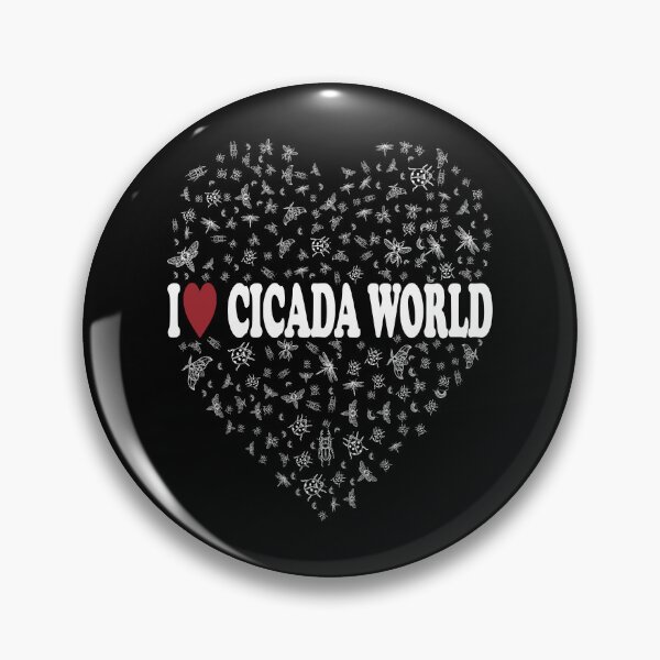 Item preview, CICADA WORLD, WHITE DESIGN designed and sold by Rejiboustarts.
