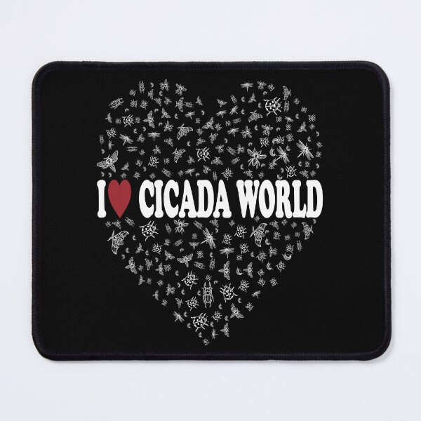 Item preview, CICADA WORLD, WHITE DESIGN designed and sold by Rejiboustarts.