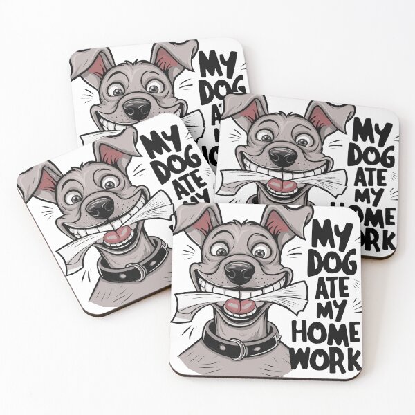 Item preview, My dog ate my homework. designed and sold by BobaTeeStore.