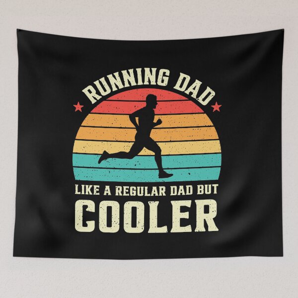 Item preview, Running Dad Like A Regular Dad But Cooler Retro designed and sold by RareBunny.