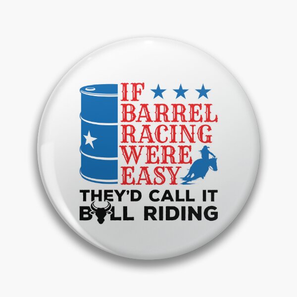 Item preview, If Barrel Racer Were Easy Funny Cowgirl Rodeo  designed and sold by jaygo.