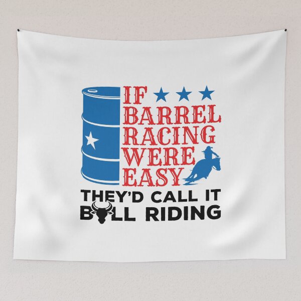 Item preview, If Barrel Racer Were Easy Funny Cowgirl Rodeo  designed and sold by jaygo.