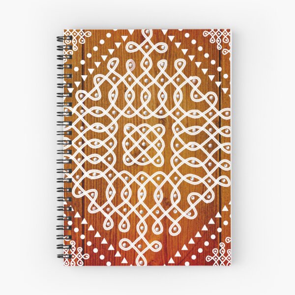 Aperçu de l'œuvre kolam/muggu/sikku kolam - Carrelage en bois créée et vendue par ShreecreatE.