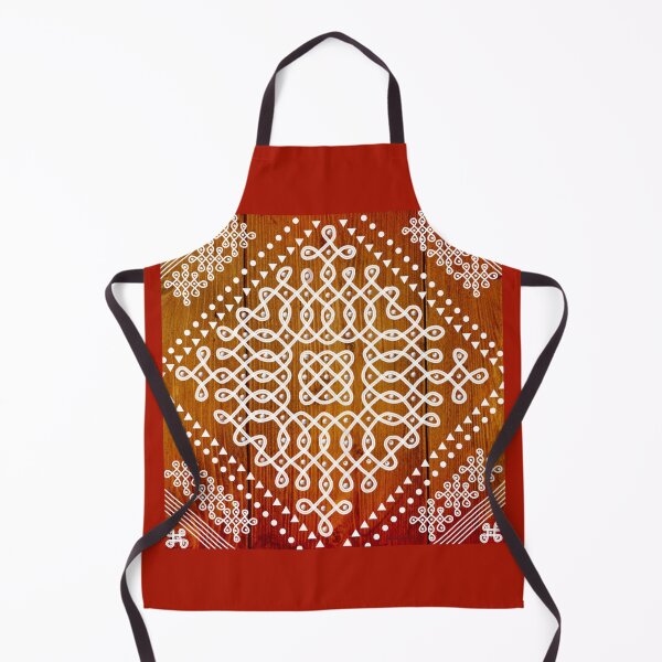Item preview, kolam/muggu/sikku kolam - Wood tile designed and sold by ShreecreatE.
